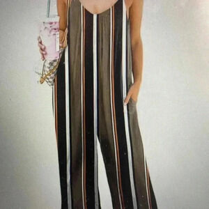 Sleeveless Jumpsuit (Color: Mixed)